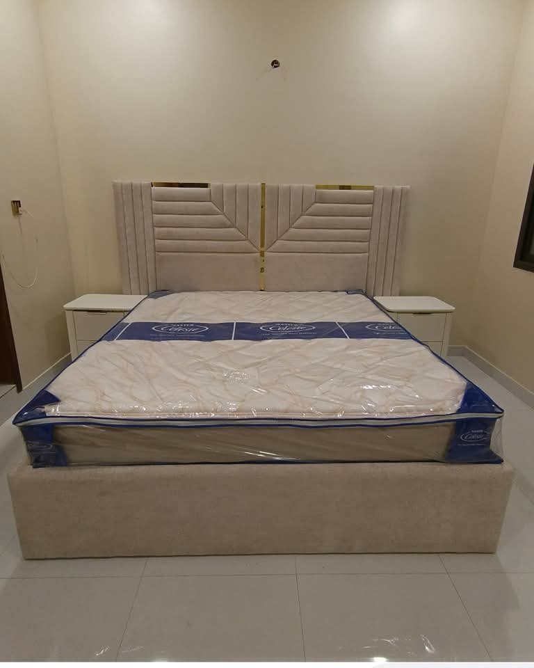 Chevron Velvet Bed